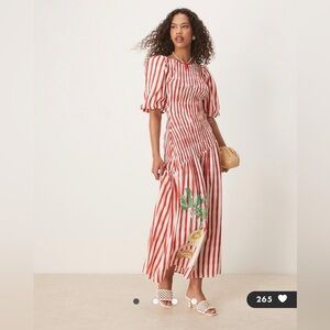 ⭐️NWT Never Fully Dressed Striped Nara Maxi Dress⭐️